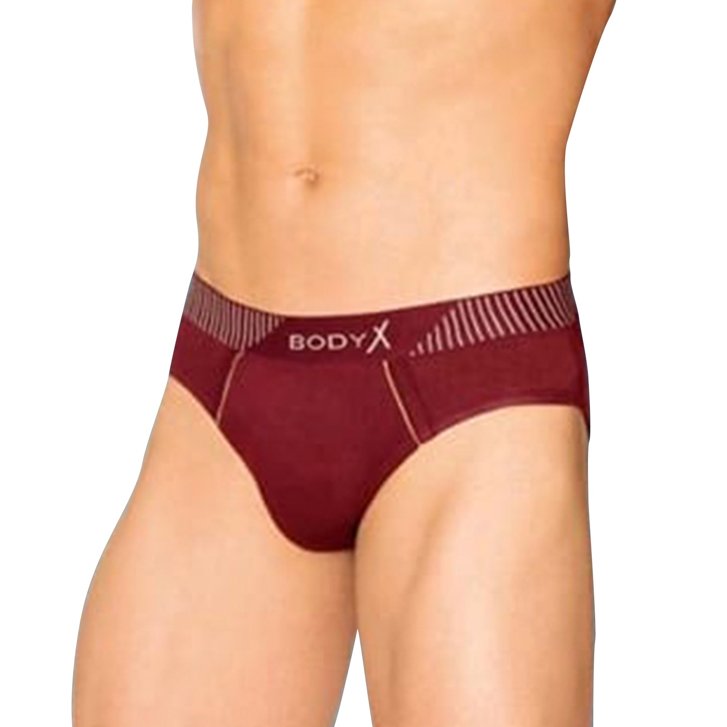 Body X Solid Briefs-BX1103B-MAROON