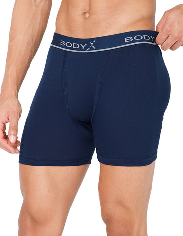 BodyX Men Solid Cotton Super combed Trunk-BX1106T-ABLUE-ASSORTED