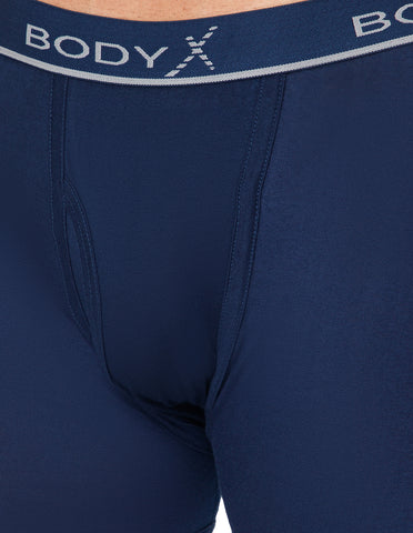 BodyX Men Solid Cotton Super combed Trunk-BX1106T-ABLUE-ASSORTED