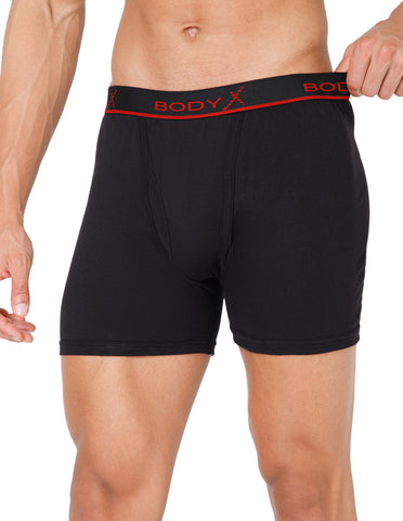 BodyX Men Solid Cotton Super combed Trunk-BX1106T-BLK-ASSORTED