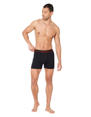 BodyX Men Solid Cotton Super combed Trunk-BX1106T-BLK-ASSORTED