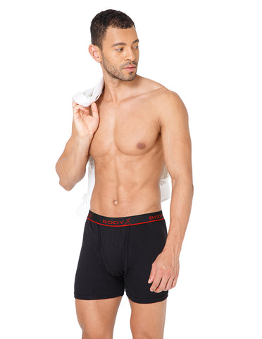 BodyX Men Solid Cotton Super combed Trunk-BX1106T-BLK-ASSORTED