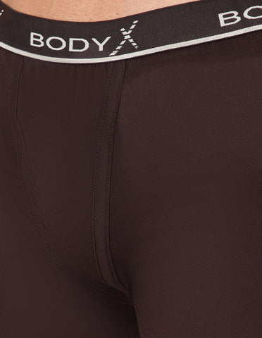 BodyX Men Solid Cotton Super combed Trunk-BX1106T-BRWN-ASSORTED