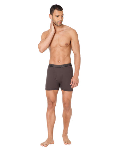 BodyX Men Solid Cotton Super combed Trunk-BX1106T-COAL-ASSORTED