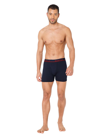 BodyX Men Solid Cotton Super combed Trunk-BX1106T-NVY-ASSORTED