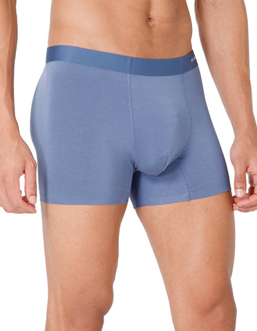 BodyX Men Solid Micro Modal Spandex Trunks-BX111T-BLUE-ASSORTED