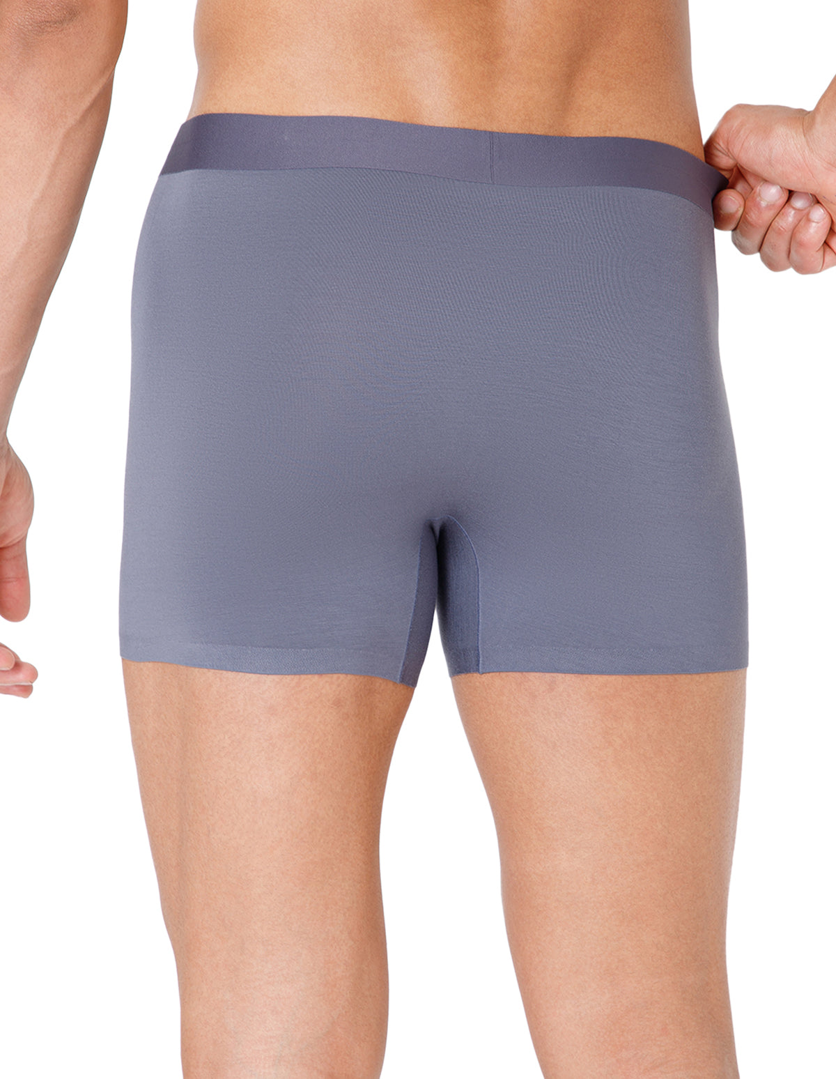 BodyX Men Solid Micro Modal Spandex Trunks-BX111T-TAUPE