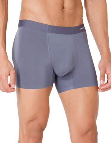 BodyX Men Solid Micro Modal Spandex Trunks-BX111T-TAUPE-ASSORTED