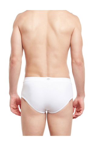 Body X Solid Briefs-BX14B-White