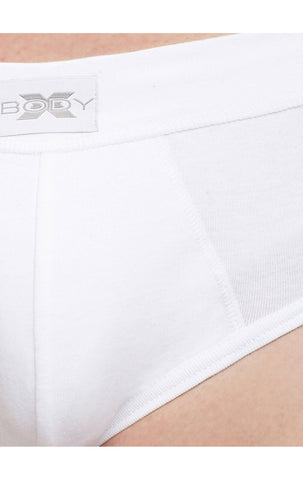 Body X Solid Briefs-BX14B-W