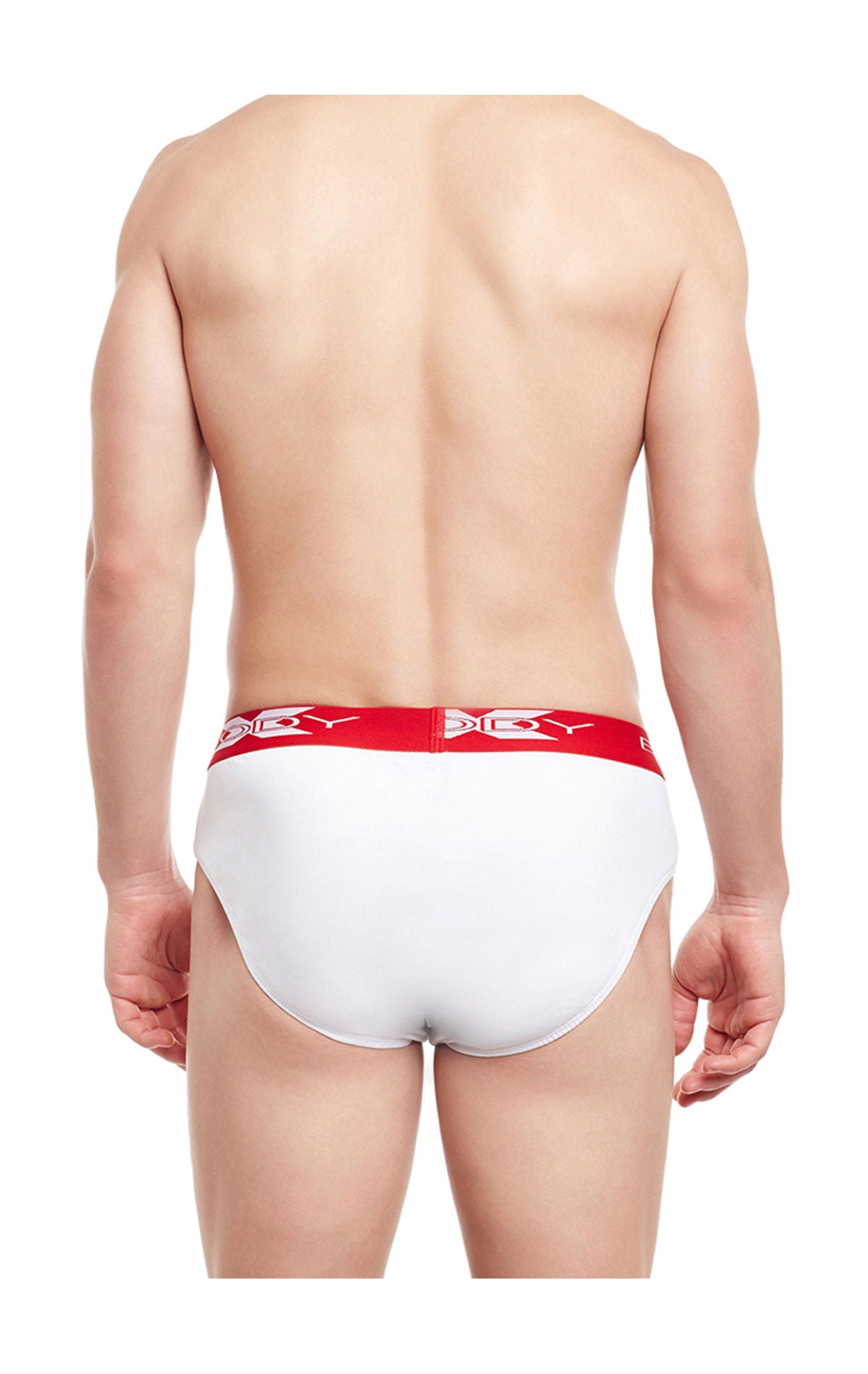 Body X Solid Briefs-Pack of 2-BX16B-White