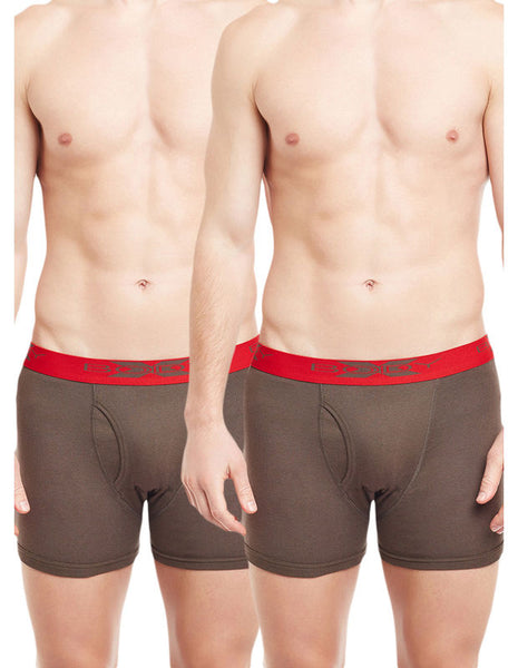 Body X Solid Trunks-Pack of 2-BX18T-Coffee Brown