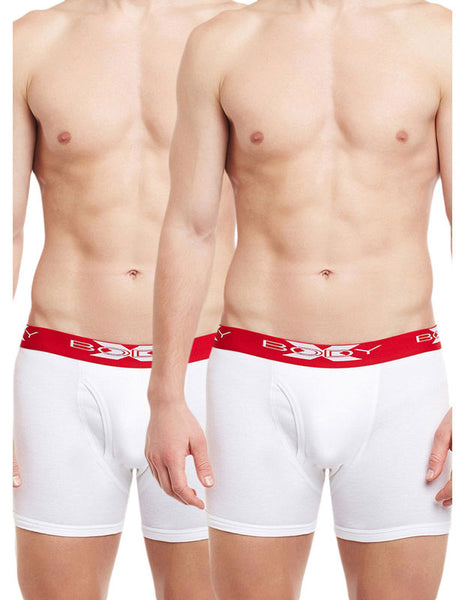 Body X Solid Trunks-Pack of 2-BX18T-White