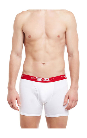 Body X Solid Trunks-Pack of 2-BX18T-White