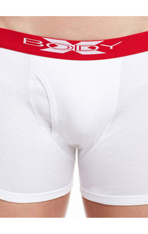 Body X Solid Trunks-Pack of 2-BX18T-White