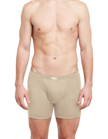 BodyX Solid Trunks-Pack of 2-BX19T-Beige