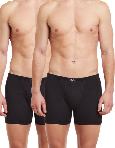 BodyX Solid Trunks-Pack of 2-BX19T-Black