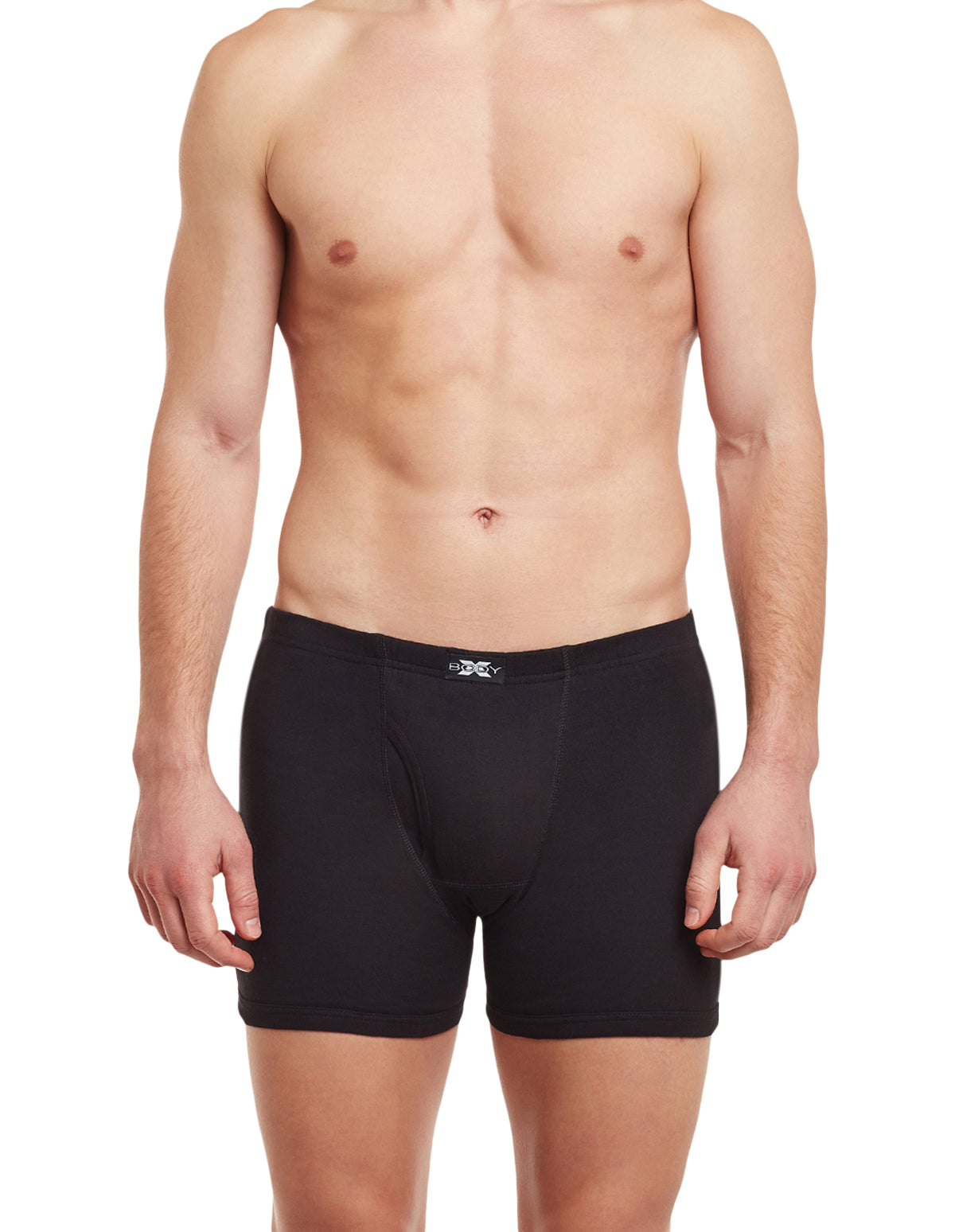 BodyX Solid Trunks-Pack of 2-BX19T-Black