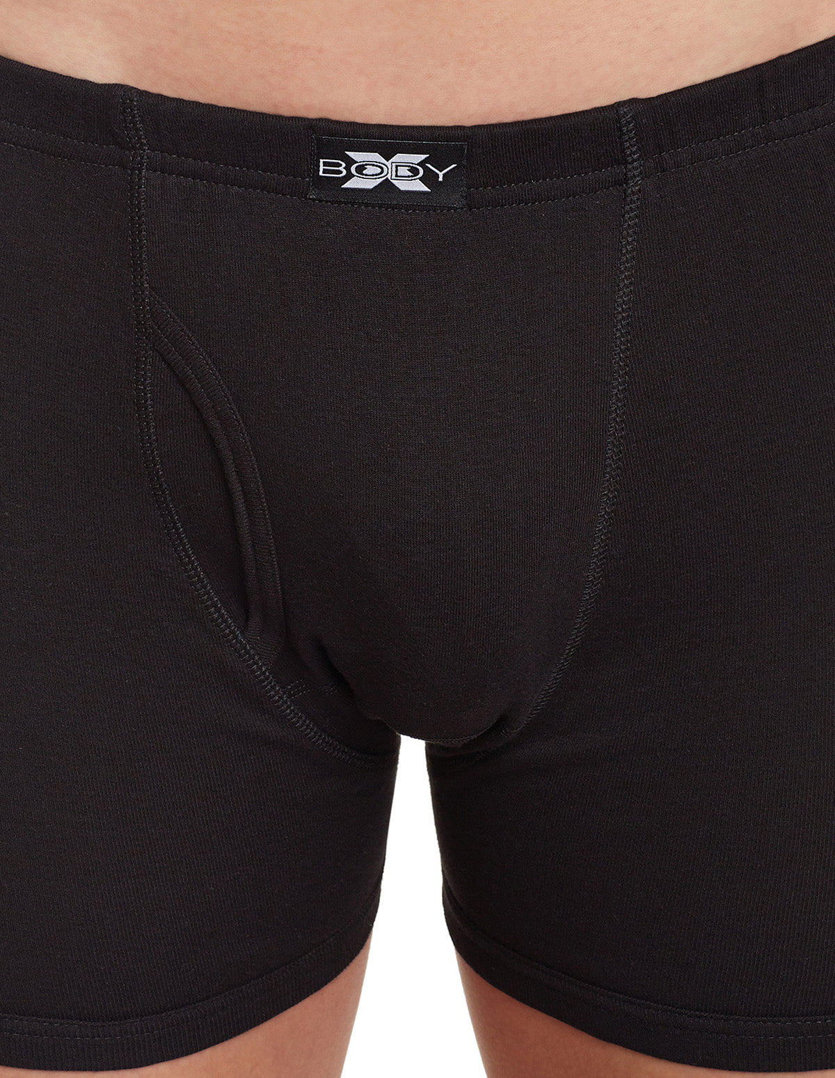 BodyX Solid Trunks-Pack of 2-BX19T-Black