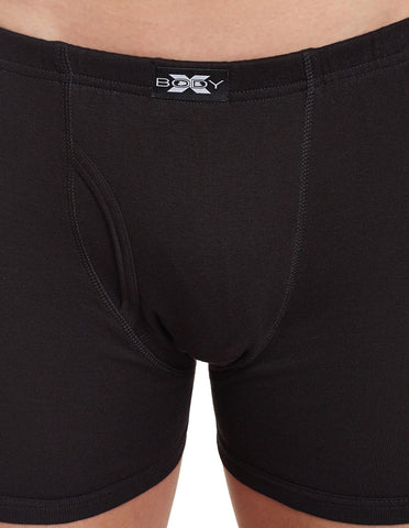 BodyX Solid Trunks-Pack of 2-BX19T-Black
