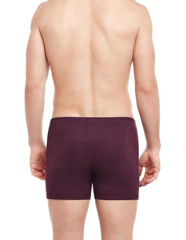BodyX Solid Trunks-Pack of 2-BX19T-Burgundy
