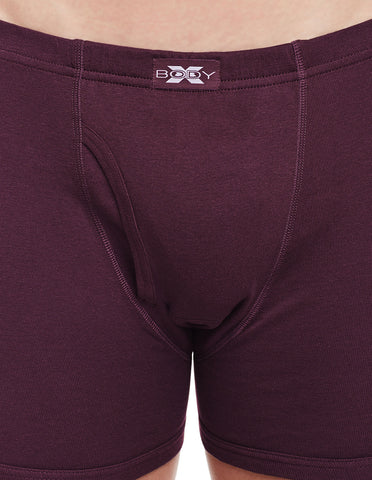 BodyX Solid Trunks-Pack of 2-BX19T-Burgundy