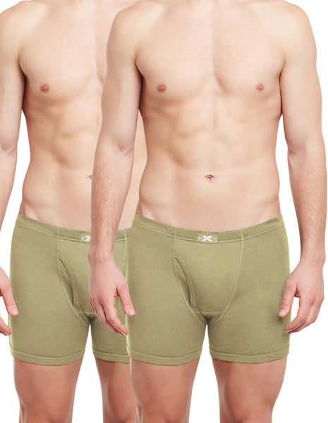 BodyX Solid Trunks-Pack of 2-BX19T-Camel