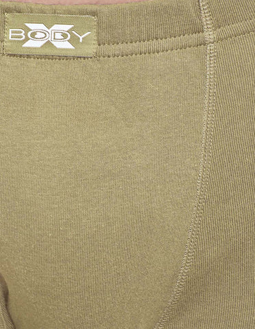 BodyX Solid Trunks-Pack of 2-BX19T-Camel