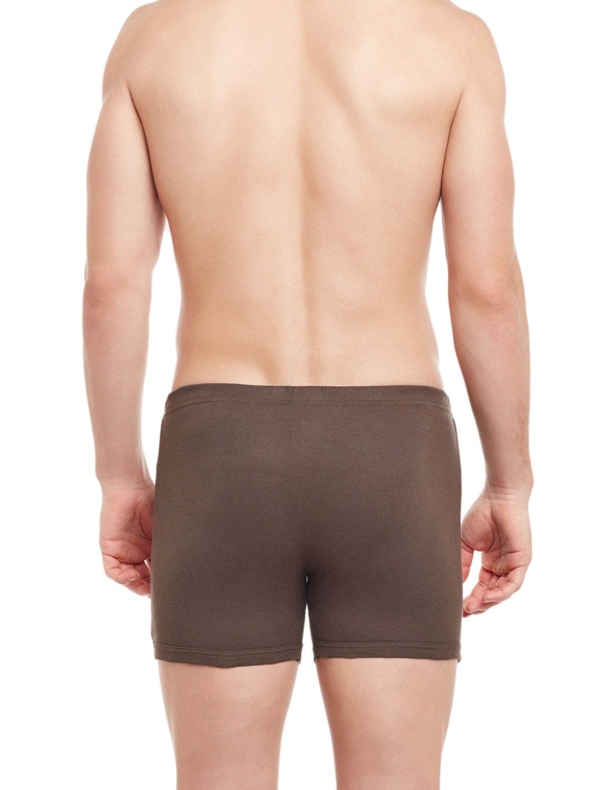 BodyX Solid Trunks-Pack of 2-BX19T-Coffee Brown