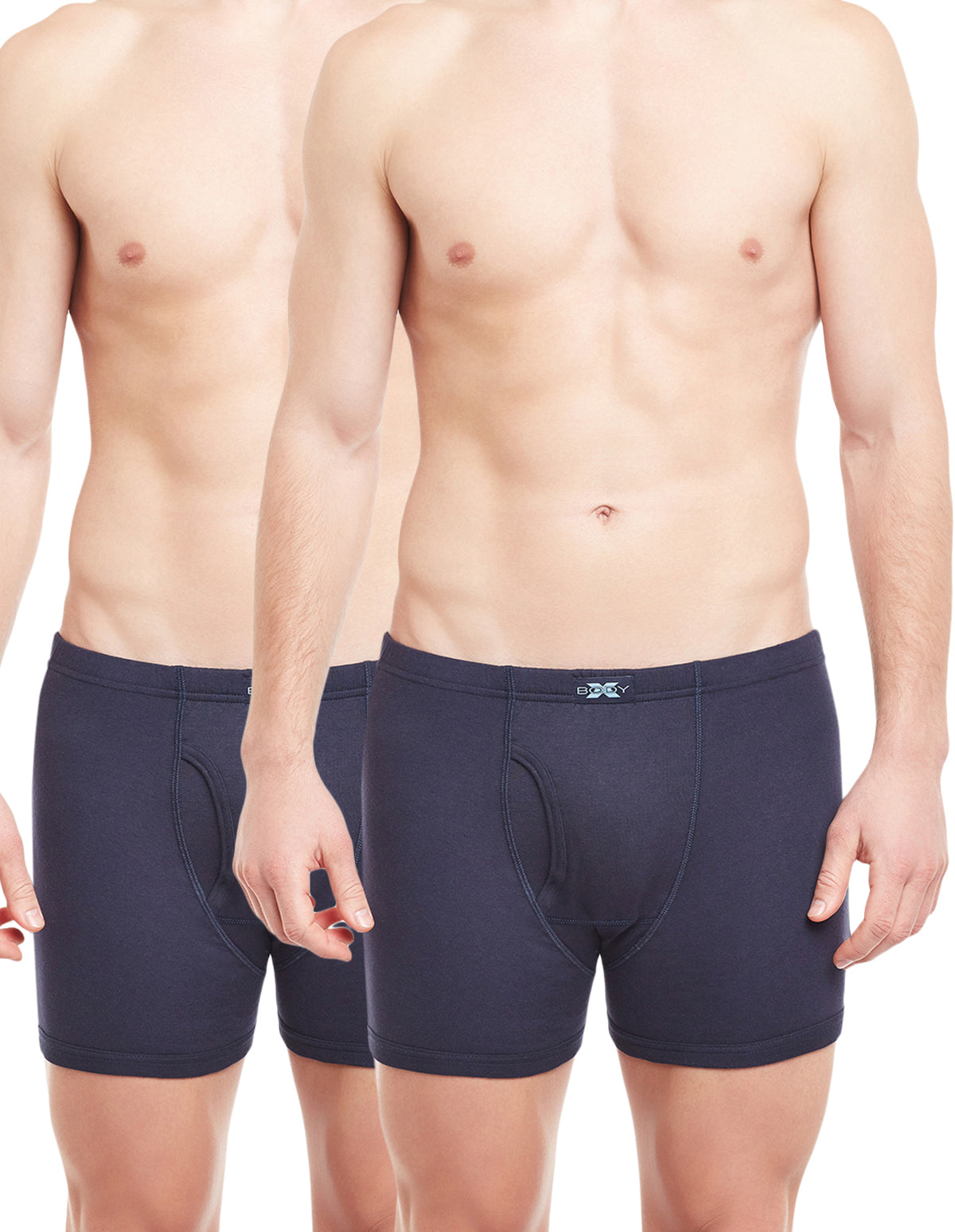 BodyX Solid Trunks-Pack of 2-BX19T-Navy