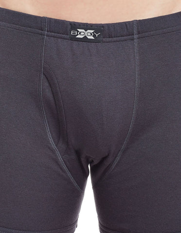 BodyX Solid Trunks-Pack of 2-BX19T-Steel Grey