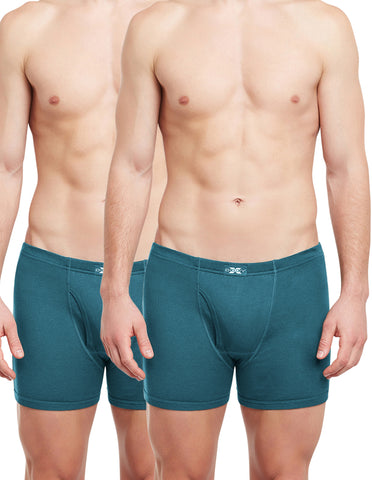 BodyX Solid Trunks-Pack of 2-BX19T-Teal