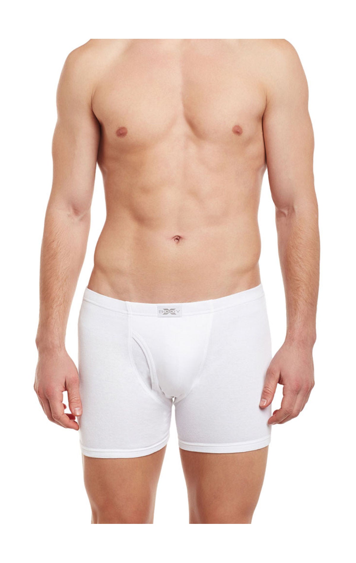 Body X Solid Trunks-Pack of 2-BX19T-White