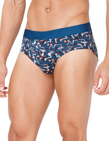BodyX Men Printed Brief-BX201B-P1-ASSORTED