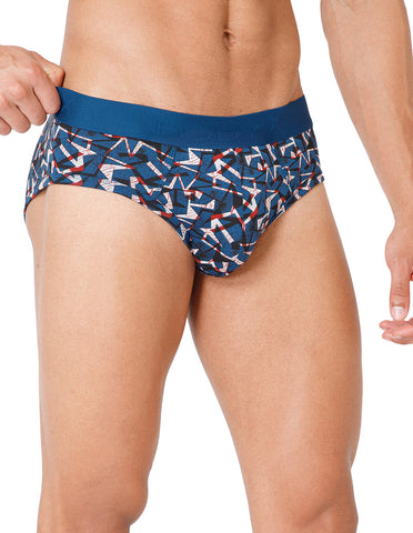 BodyX Men Printed Brief-BX201B-P1-ASSORTED