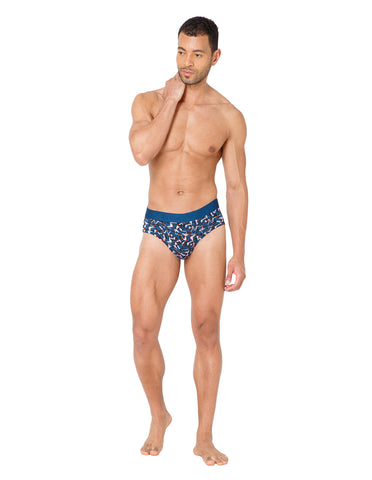 BodyX Men Printed Brief-BX201B-P1-ASSORTED