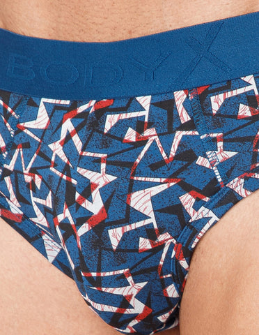 BodyX Men Printed Brief-BX201B-P1-ASSORTED