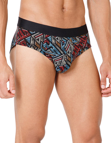 BodyX Men Printed Brief-BX201B-P3-ASSORTED