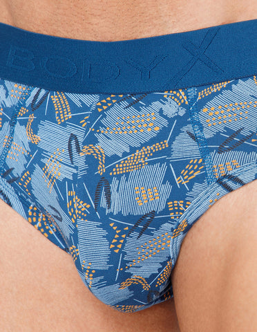 BodyX Men Printed Brief-BX201B-P4-ASSORTED