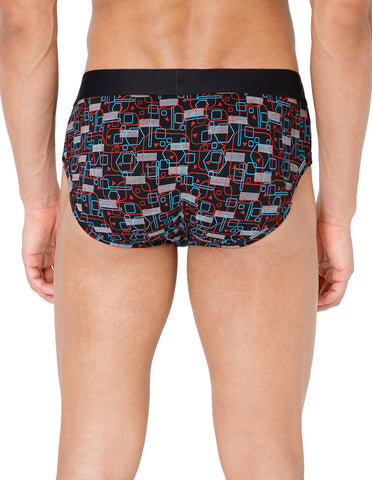BodyX Men Printed Brief-BX201B-P5-ASSORTED