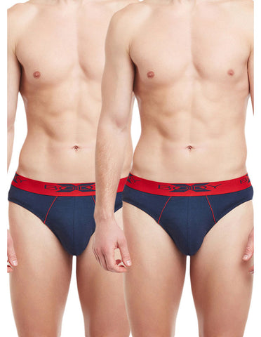 Body X Solid Briefs-Pack of 2-BX21B