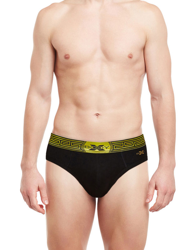 BodyX Solid Briefs-BX28B-Black