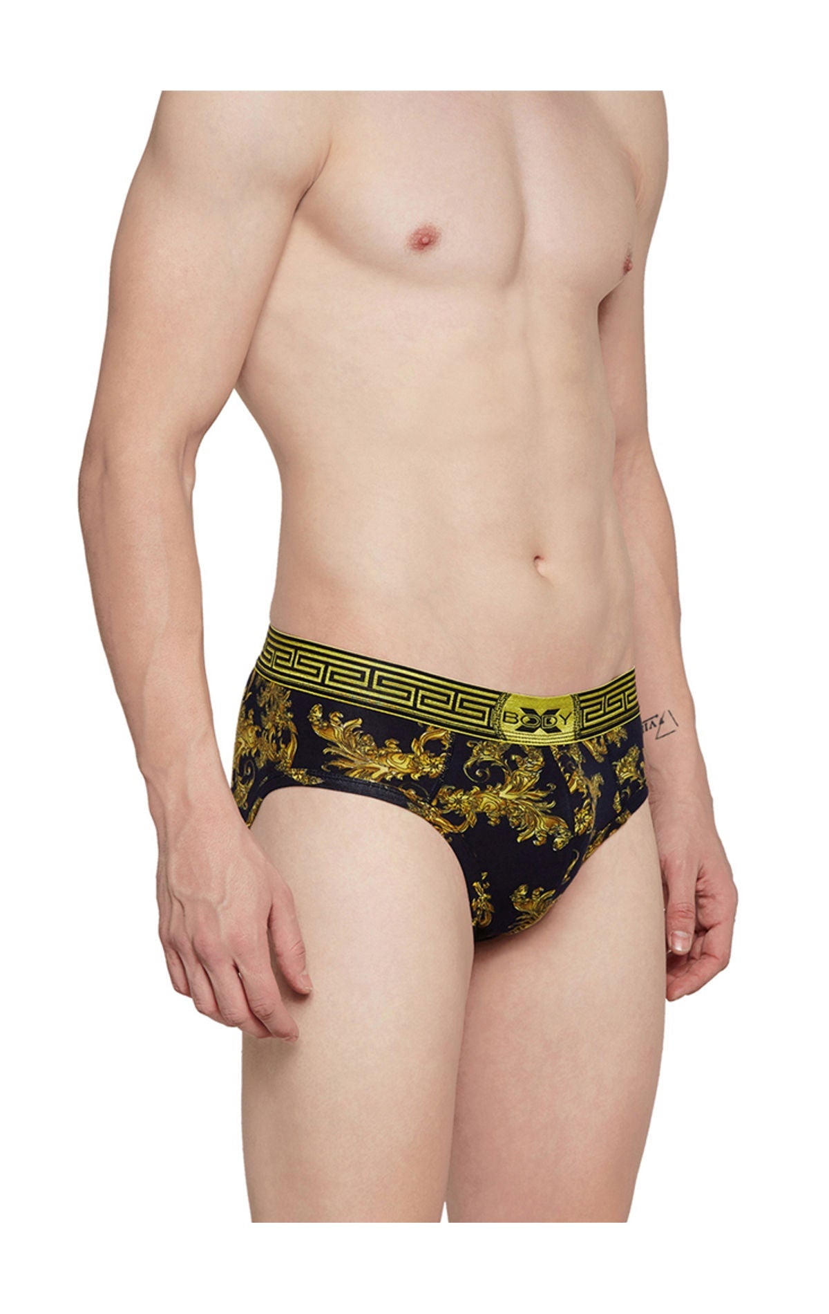 BodyX Printed Briefs-BX28B-Printed Navy