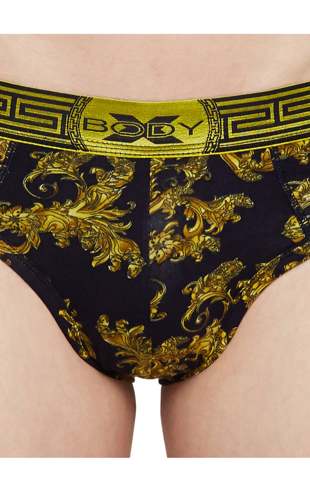 BodyX Printed Briefs-BX28B-Printed Navy