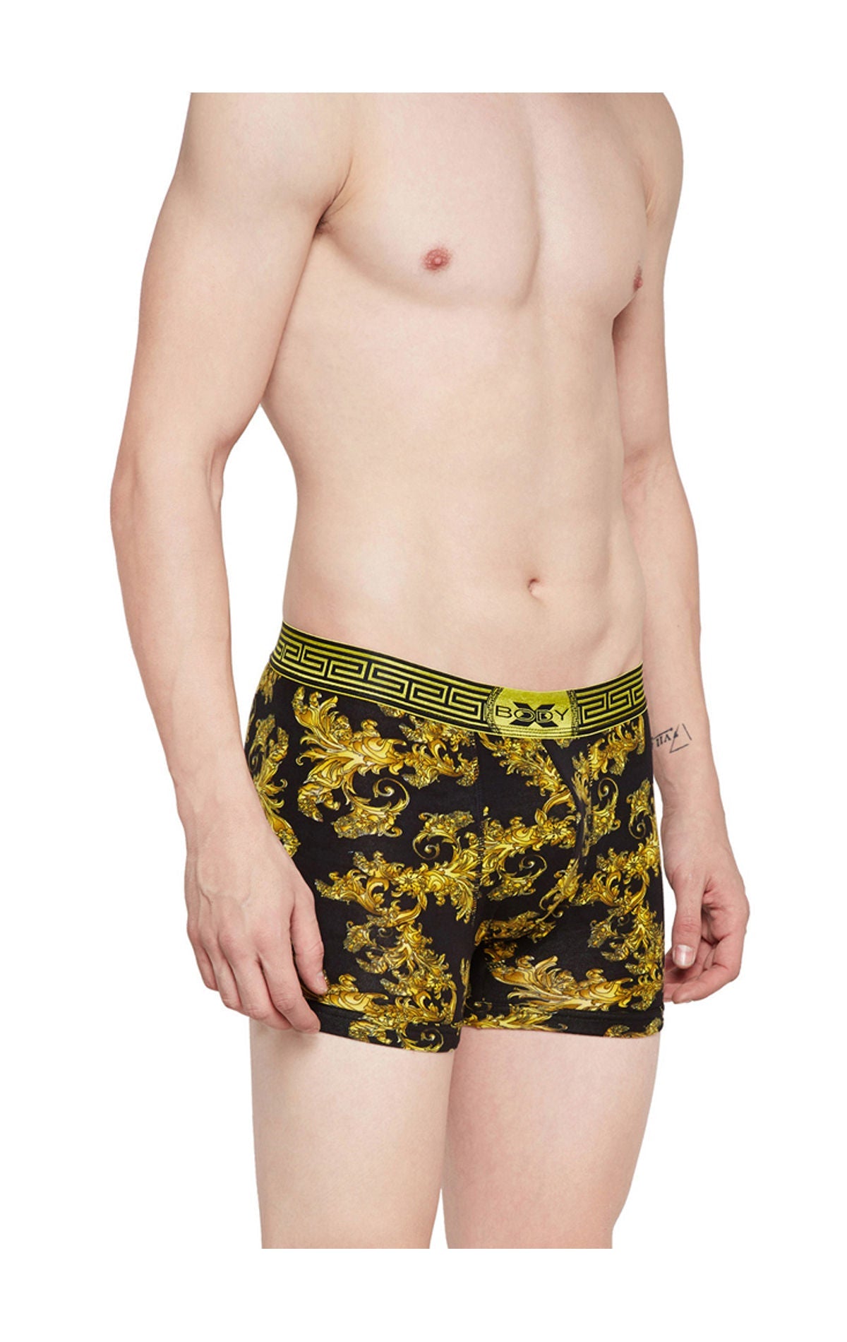 BodyX Printed Trunks-BX28T-Printed Black