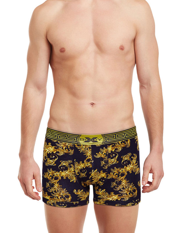 BodyX Printed Trunks-BX28T-Printed Navy