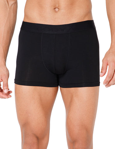 BodyX Men Printed Micro Modal Trunk-BX301T-BLACK