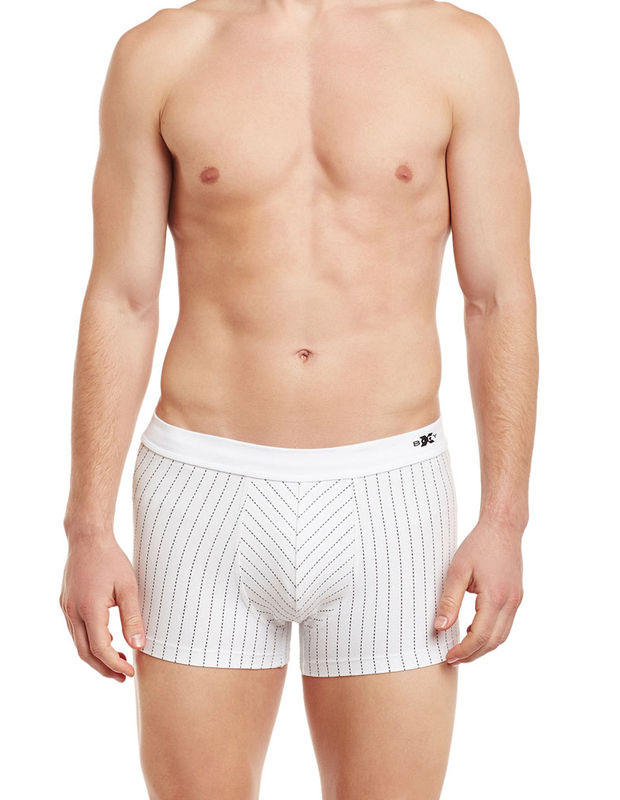 Body X Striped Trunks-BX30T-White