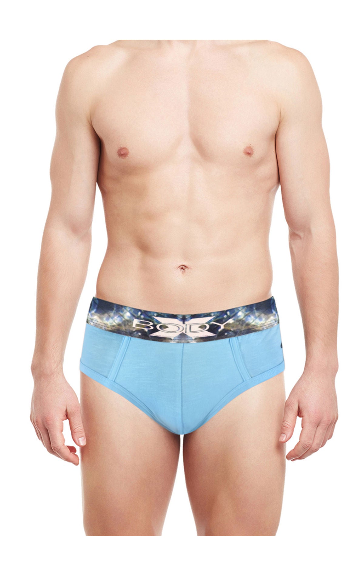 Body X Elaganza Solid Briefs Pack of 5 -BX34B-L-Assorted