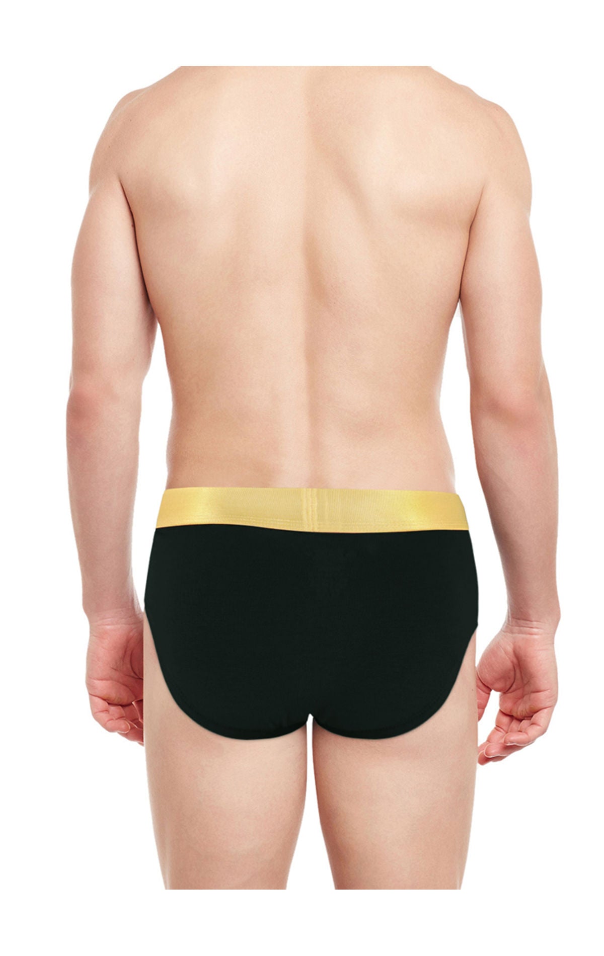 Body X Elaganza Solid Briefs Pack of 5 -BX36B-Assorted